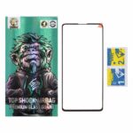 محافظ صفحه نمایش شیشه ای خم فول چسب Full Cover Top Shock درجه یک مدل Samsung Galaxy Note 10 Lite - (پک دار)