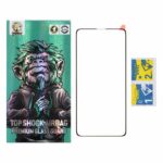 محافظ صفحه نمایش شیشه ای خم فول چسب Full Cover Top Shock درجه یک مدل Samsung Galaxy S10 Plus - (پک دار)
