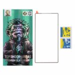 محافظ صفحه نمایش شیشه ای خم فول چسب Full Cover Top Shock درجه یک مدل Samsung Galaxy S24 Ultra - (پک دار)