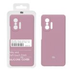 قاب سیلیکونی پاک کنی اورجینال درجه یک Xiaomi Mi 11T / Mi 11T Pro - بنفش کدر (پک دار)