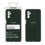 قاب سیلیکونی پاک کنی اورجینال درجه یک Samsung Galaxy M52 - سبز تیره (پک دار)