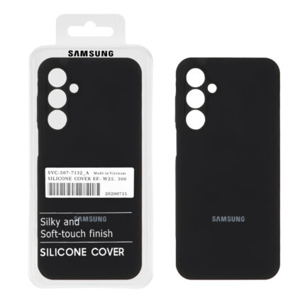 قاب سیلیکونی پاک کنی اورجینال درجه یک Samsung Galaxy A16 - مشکی (پک دار)
