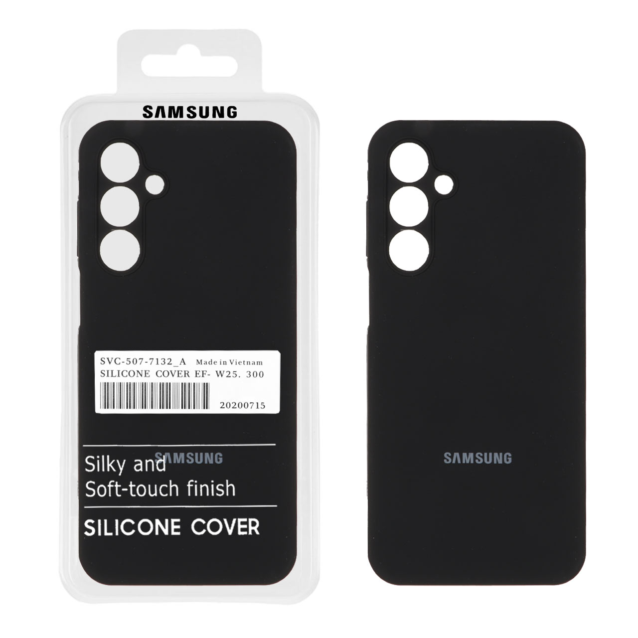 1242686 قاب سیلیکونی پاک کنی اورجینال درجه یک Samsung Galaxy A16 - مشکی (پک دار) - تصویر 1