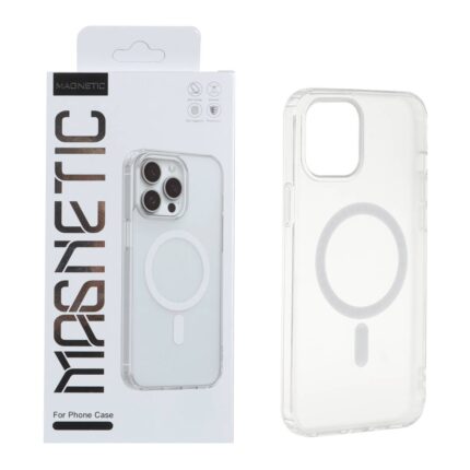 قاب اورجینال Magnetic Magsafe دور ژله ای Apple iPhone 12 Pro Max (پک دار)