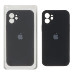 قاب سیلیکونی پاک کنی محافظ لنزدار اورجینال Apple iPhone 12 - مشکی (پک اصلی)
