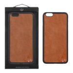 قاب VVV طرح چرم Apple iPhone 6 Plus / iPhone 6s Plus - کاراملی (پک دار)