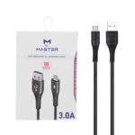 کابل شارژ فست اندروید MASTER مدل ETM 005 - مشکی
