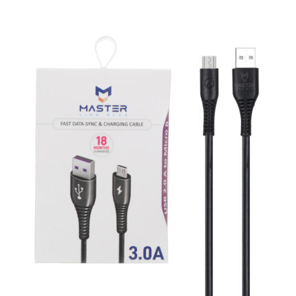 کابل شارژ فست اندروید MASTER مدل ETM 005 - مشکی