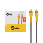 کابل شارژ فست Miller Type-C To Lightning مدل CA-1618 - خاکستری (گارانتی پارتیان پایا)