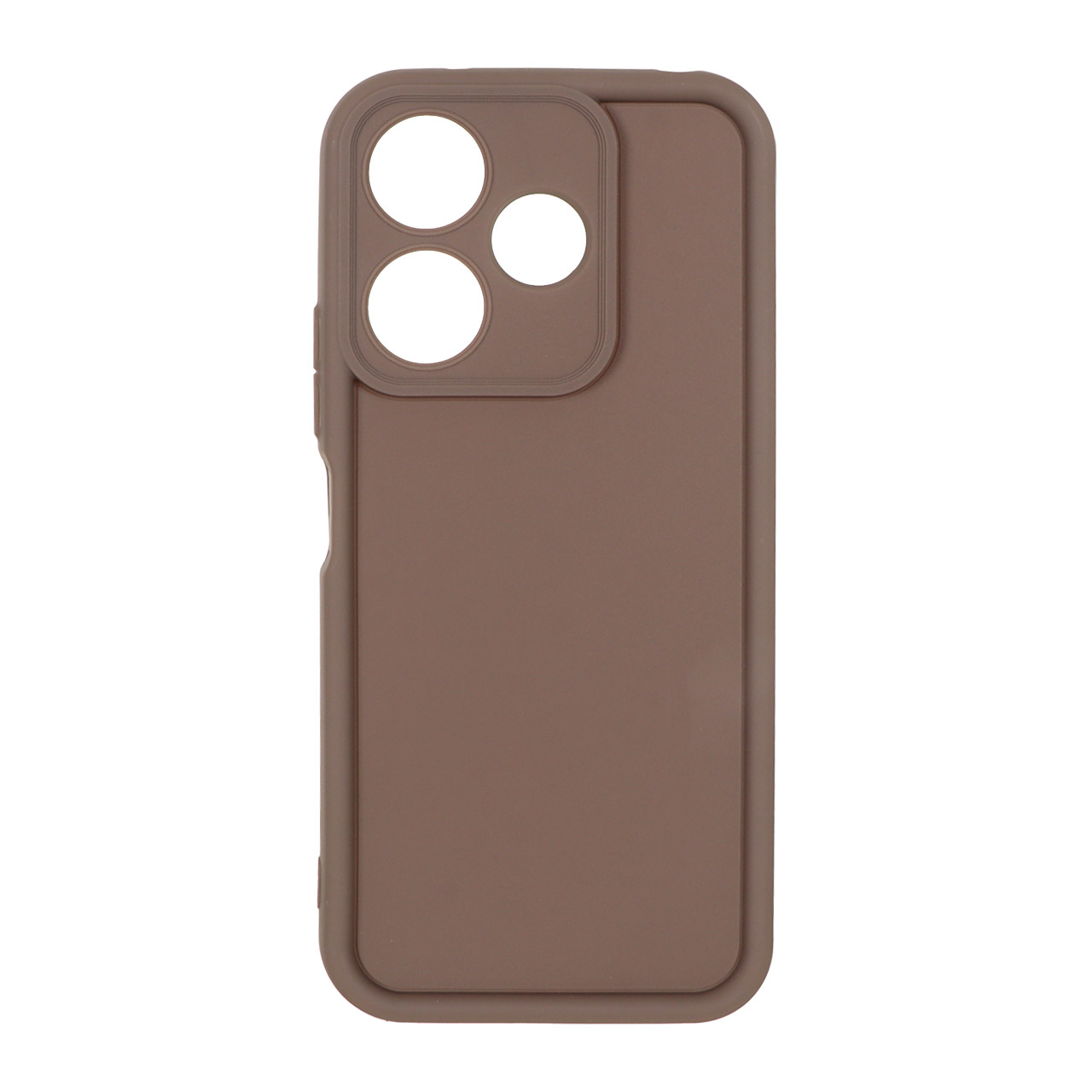 1273432 قاب Solid Case مدل Xiaomi Redmi 13X / Redmi 13 4G / Poco M6 4G - قهوه ای - تصویر 1