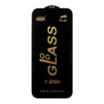 محافظ صفحه نمایش شیشه ای درجه یک Apple iPhone 16 Pro Max - Full Cover OG - ESD OVOG - (بدون پک) - مشکی
