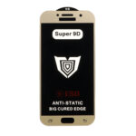 محافظ صفحه نمایش شیشه ای Full Cover ESD Anti Static - Super 9D مدل Samsung Galaxy A5 2017 / A520 (بدون پک) - طلایی