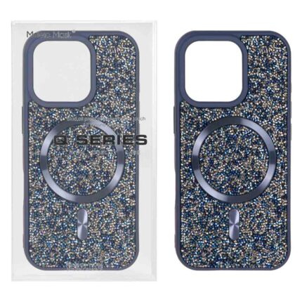 قاب اورجینال دیاموند Magsafe مدل Apple iPhone 16 Pro - سرمه ای (پک دار)