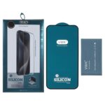 محافظ صفحه نمایش شیشه ای اورجینال VWK ایربگ سیلیکونی مدل Apple iPhone 13 / iPhone 13 Pro / iPhone 14 / 16e (پک دار)