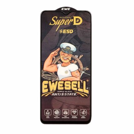 محافظ صفحه نمایش شیشه ای Full Cover Super D Esd Ewesell مدل Samsung Galaxy A17 / A16 / A26 (بدون پک)