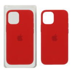 قاب سیلیکونی پاک کنی اورجینال Apple iPhone 12 Mini - قرمز (پک اصلی)