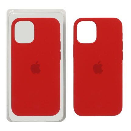 قاب سیلیکونی پاک کنی اورجینال Apple iPhone 12 Mini - قرمز (پک اصلی)