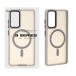 قاب اورجینال Magic Mask مات Magsafe بلک لنز Samsung Galaxy S20 FE - خاکستری (پک دار)