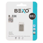فلش مموری BEXO USB2.0 مدل B-334 ظرفیت 64GB - نقره ای (گارانتی داده پردازی آواتک)