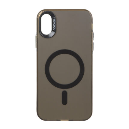قاب SO COOL براق طرح مگ سیف Apple iPhone X / iPhone XS - مشکی