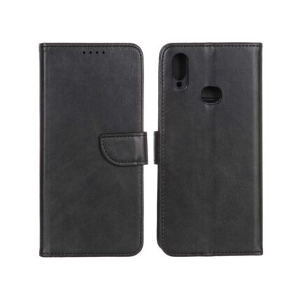 کیف چرمی موبایل مگنتی Samsung Galaxy A10s - مشکی