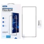 محافظ صفحه نمایش شیشه ای خم فول چسب Full Cover Xmart درجه یک Samsung Galaxy S23 Ultra - مشکی (پک دار)