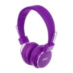 هدفون بی سیم deli مدل DB1 - بنفش (گارانتی 12 ماه تعویض نیکان همراه) - تصویر 2