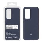 قاب سیلیکونی پاک کنی اورجینال درجه یک Xiaomi Mi 12T / Mi 12T Pro / Redmi K50 - سرمه ای تیره (پک دار)