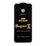 محافظ صفحه نمایش آنتی استاتیک Full Cover Super X مدل Apple iPhone 11 Pro / iPhone XS / iPhone X
