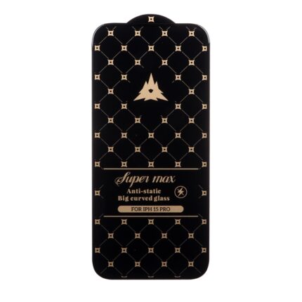 محافظ صفحه نمایش شیشه ای Apple iPhone 15 Pro - Full Cover Super Max - Anti Static