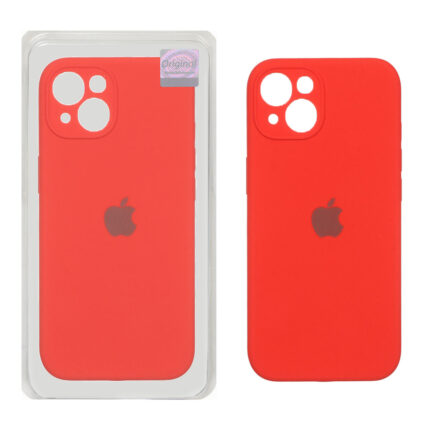 قاب سیلیکونی پاک کنی اورجینال Master Quality مدل Apple iPhone 13 / iPhone 14 - قرمز (پک دار)