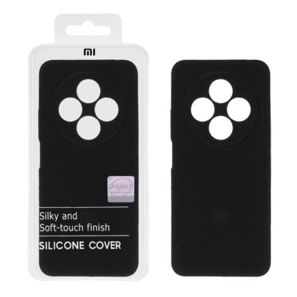 قاب سیلیکونی پاک کنی اورجینال Master Quality مدل Xiaomi Redmi 14C / Redmi A3 Pro / Redmi A4 / Poco C75 - مشکی (پک دار)