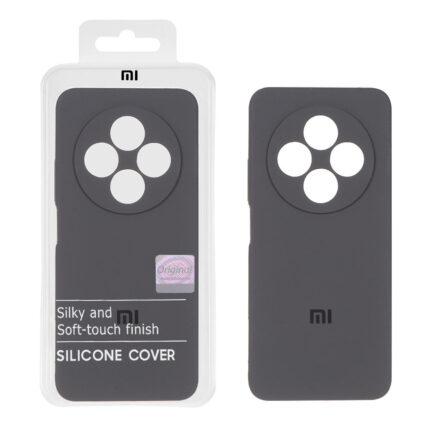 قاب سیلیکونی پاک کنی اورجینال Master Quality مدل Xiaomi Redmi 14C / Redmi A3 Pro / Redmi A4 / Poco C75 - خاکستری (پک دار)