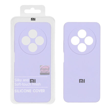 قاب سیلیکونی پاک کنی اورجینال Master Quality مدل Xiaomi Redmi 14C / Redmi A3 Pro / Redmi A4 / Poco C75 - یاسی (پک دار)