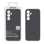 قاب سیلیکونی پاک کنی اورجینال Master Quality مدل Samsung Galaxy S24 FE - خاکستری (پک دار)