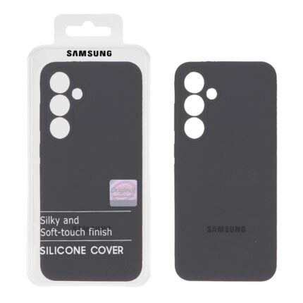 قاب سیلیکونی پاک کنی اورجینال Master Quality مدل Samsung Galaxy S24 FE - خاکستری (پک دار)