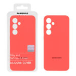 قاب سیلیکونی پاک کنی اورجینال Master Quality مدل Samsung Galaxy S24 FE - مرجانی (پک دار)