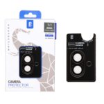 محافظ لنز رینگی اورجینال Lanbi شابلون دار Apple iPhone 16 / iPhone 16 Plus - مشکی