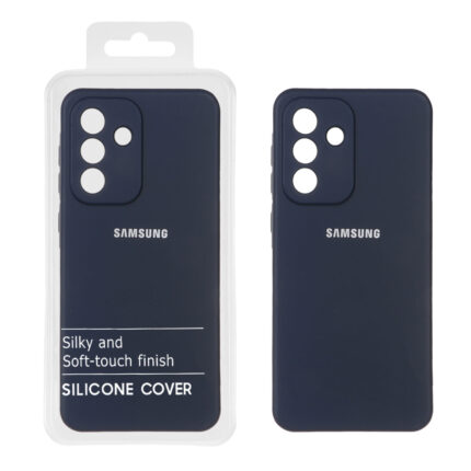 قاب نیو سیلیکون محافظ لنزدار RFF مدل Samsung Galaxy A56 / A36 - سرمه ای (پک دار)