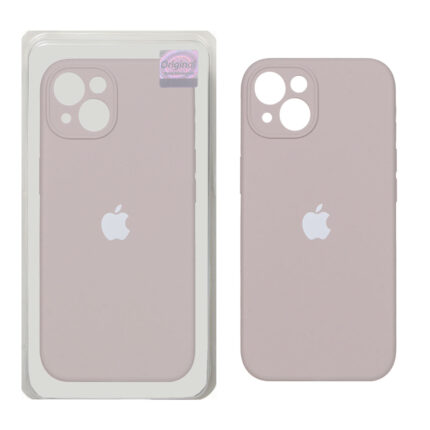 قاب سیلیکونی پاک کنی اورجینال Master Quality مدل Apple iPhone 13 / iPhone 14 - خاکی (پک دار)