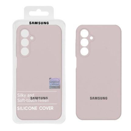 قاب سیلیکونی پاک کنی اورجینال Master Quality مدل Samsung Galaxy A25 5G - خاکی (پک دار)