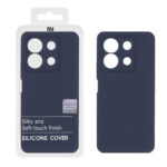 قاب سیلیکونی پاک کنی اورجینال Master Quality مدل Xiaomi Redmi Note 13 Pro 5G / Poco X6 5G - سرمه ای (پک دار)