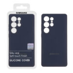 قاب سیلیکونی پاک کنی اورجینال Master Quality مدل Samsung Galaxy S25 Ultra - سرمه ای (پک دار)