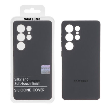 قاب سیلیکونی پاک کنی اورجینال Master Quality مدل Samsung Galaxy S25 Ultra - خاکستری (پک دار)
