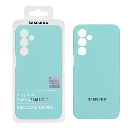 قاب سیلیکونی پاک کنی اورجینال Master Quality مدل Samsung Galaxy A16 - سبزآبی (پک دار)