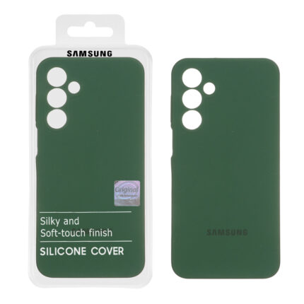 قاب سیلیکونی پاک کنی اورجینال Master Quality مدل Samsung Galaxy A16 - سبز تیره (پک دار)