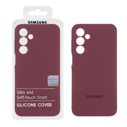 قاب سیلیکونی پاک کنی اورجینال Master Quality مدل Samsung Galaxy A16 - زرشکی (پک دار)