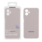 قاب سیلیکونی پاک کنی اورجینال Master Quality مدل Samsung Galaxy A06 - خاکی (پک دار)