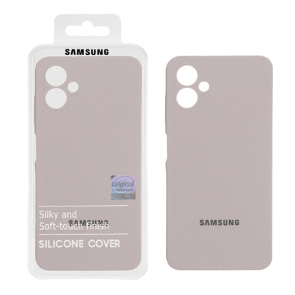 قاب سیلیکونی پاک کنی اورجینال Master Quality مدل Samsung Galaxy A06 - خاکی (پک دار)