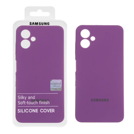قاب سیلیکونی پاک کنی اورجینال Master Quality مدل Samsung Galaxy A06 - ارغوانی (پک دار)